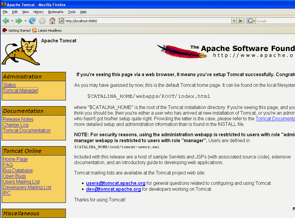 Download apache tomcat 7 for mac os x